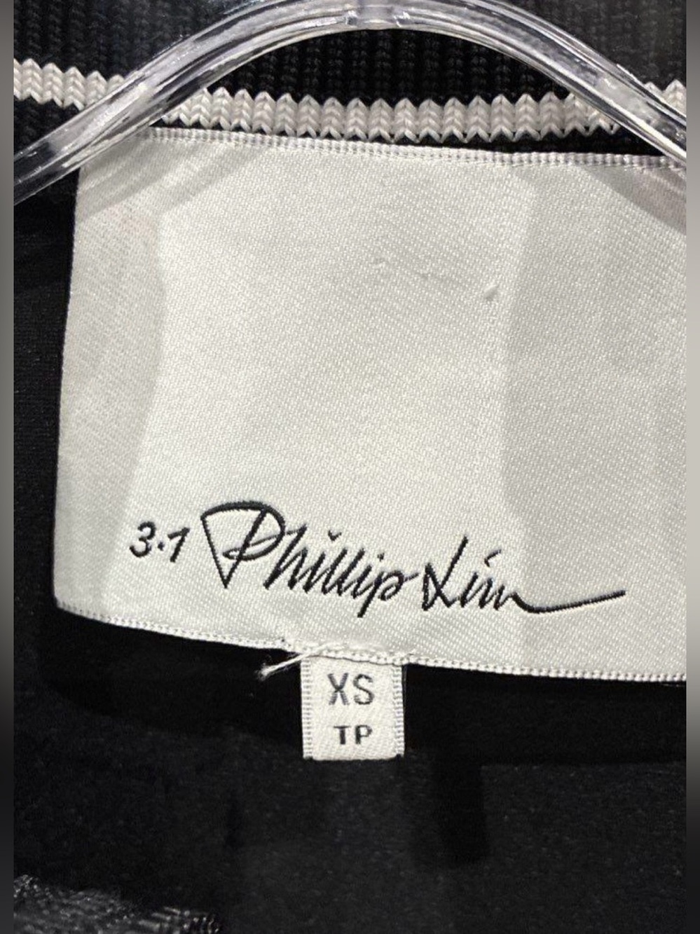 3.1 Phillip Lim Black and White Logo Top